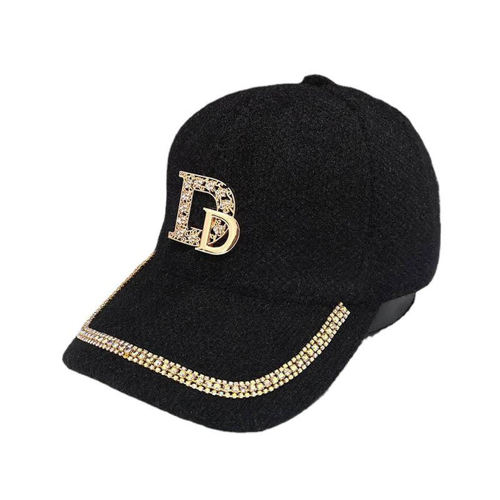 Kvinne Luksus Pyntet Fleece Baseball Cap Skanto