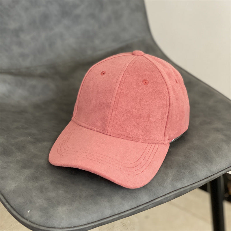Herre Suede Tekstur Klassisk Caps Skanto