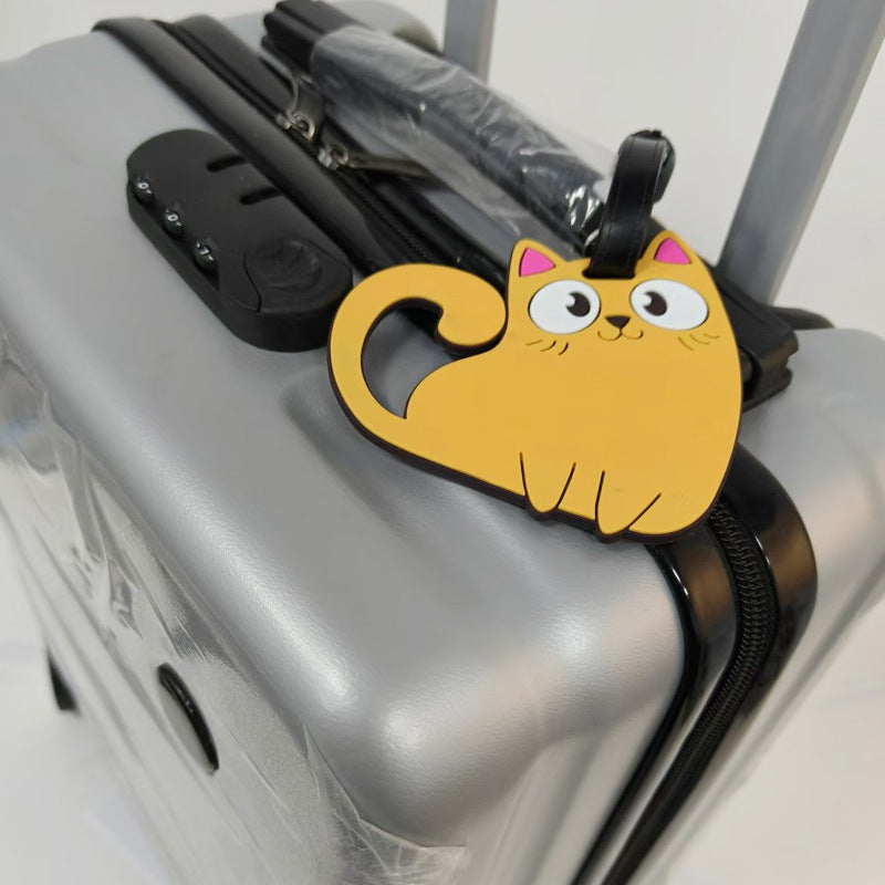 Søt kattetema bagasjelapp Skanto