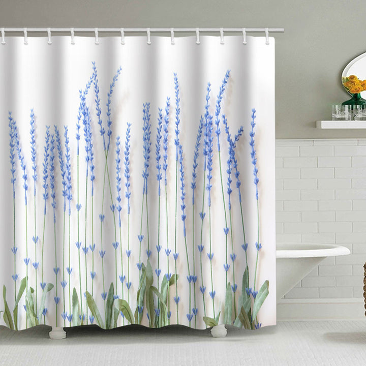Blomster Lavendel Mønster Dushesjal Skanto