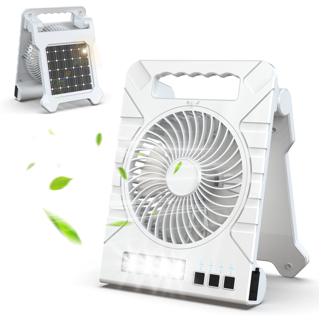 Unisex Solarbetr driven høyytelsesvifte med LED-belysning Skanto