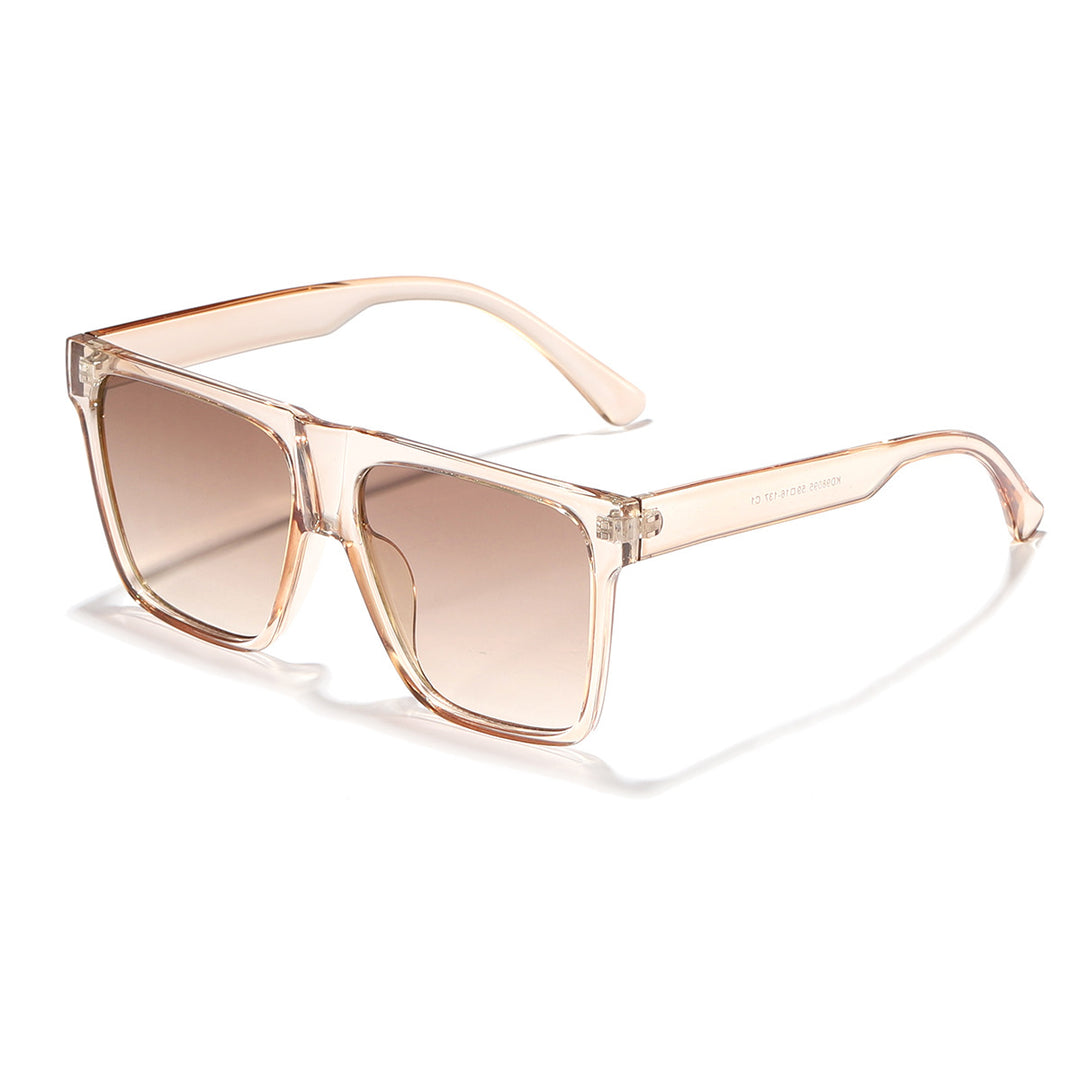 Dame kvadratisk solbrille i elegant design med myke linser Skanto