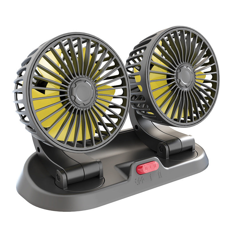 Dual Cooling Car Ventilation Fan Skanto