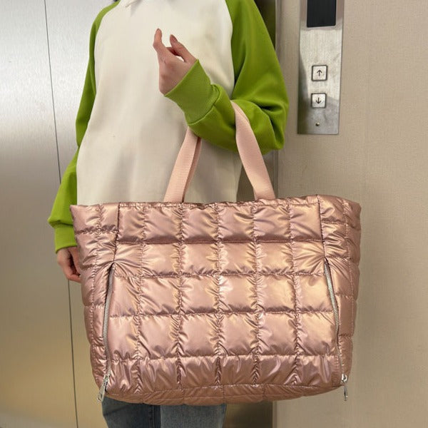 Elegant og Multifunksjonell Puffer-Taske Skanto