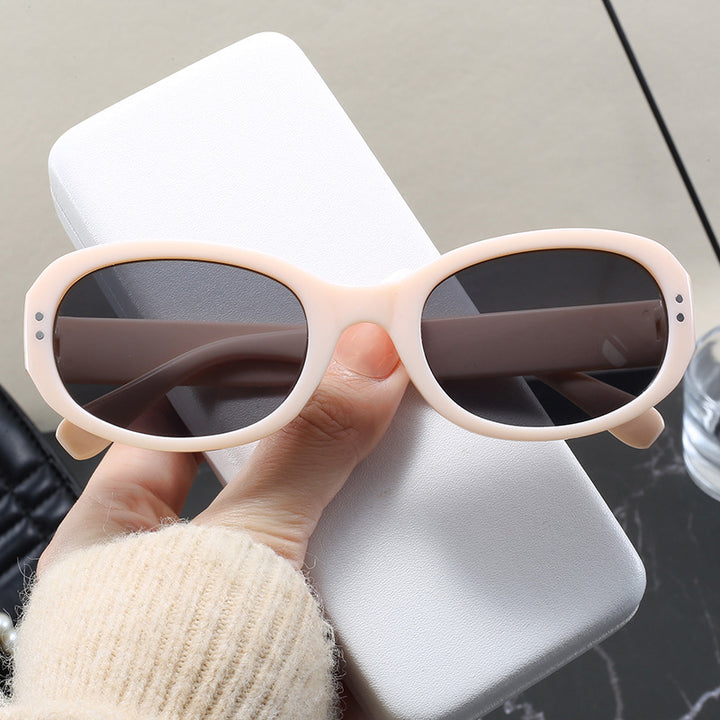 Damer elegante oversized solbriller med beskyttende UV-beskyttelse Skanto