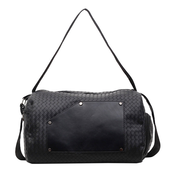 Elegant sports duffel bag with woven design and removable shoulder strap Skanto