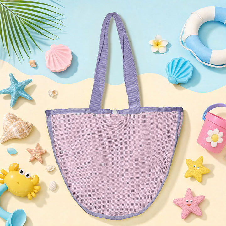 Multifunksjonell strandveske laget av pustende mesh Skanto