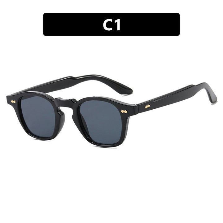 Dame geometrisk solbrille med beskyttende UV-filter og moderne design Skanto