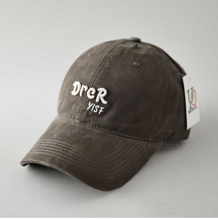 Unisex Justerbar Vintage Brodert Caps Skanto