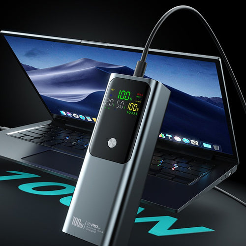Hochytelses powerbank med LCD-display og hurtigladingsfunksjon Skanto