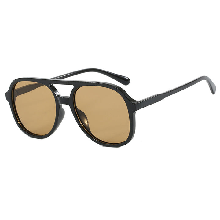Dame oversized solbriller med innovativt design Skanto
