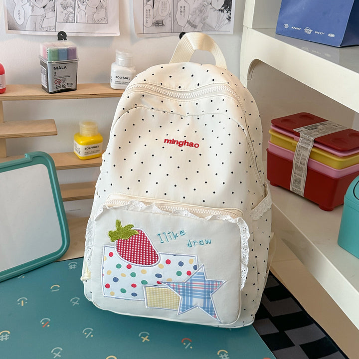 Brodert Karakterdesign Skole Rygsekk