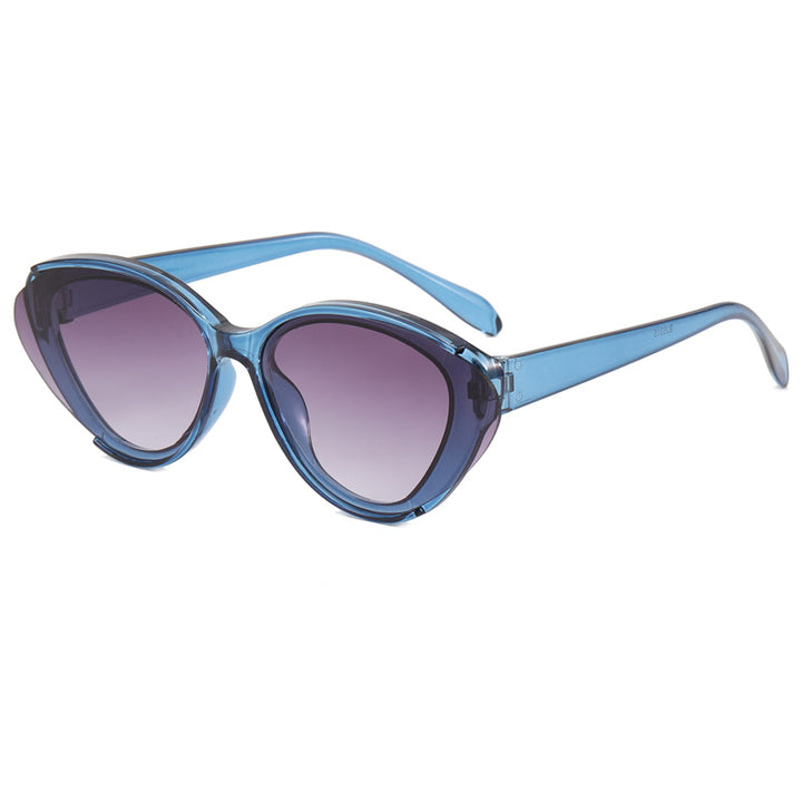 Dame Oversized solbrille med gradient Skanto