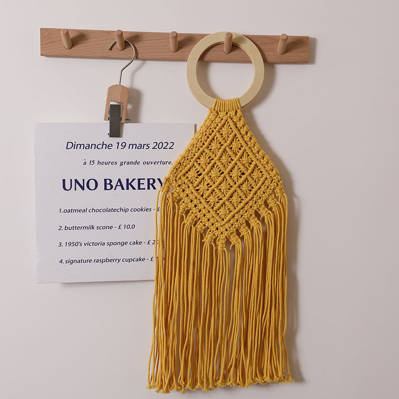 Dekorativ Makramee Veggteppe Skanto