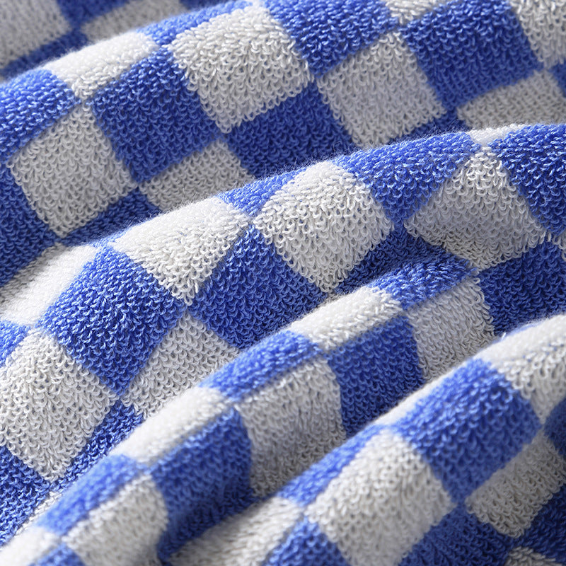 Damer Elegant Frotté Håndkle med Stripemønster Skanto