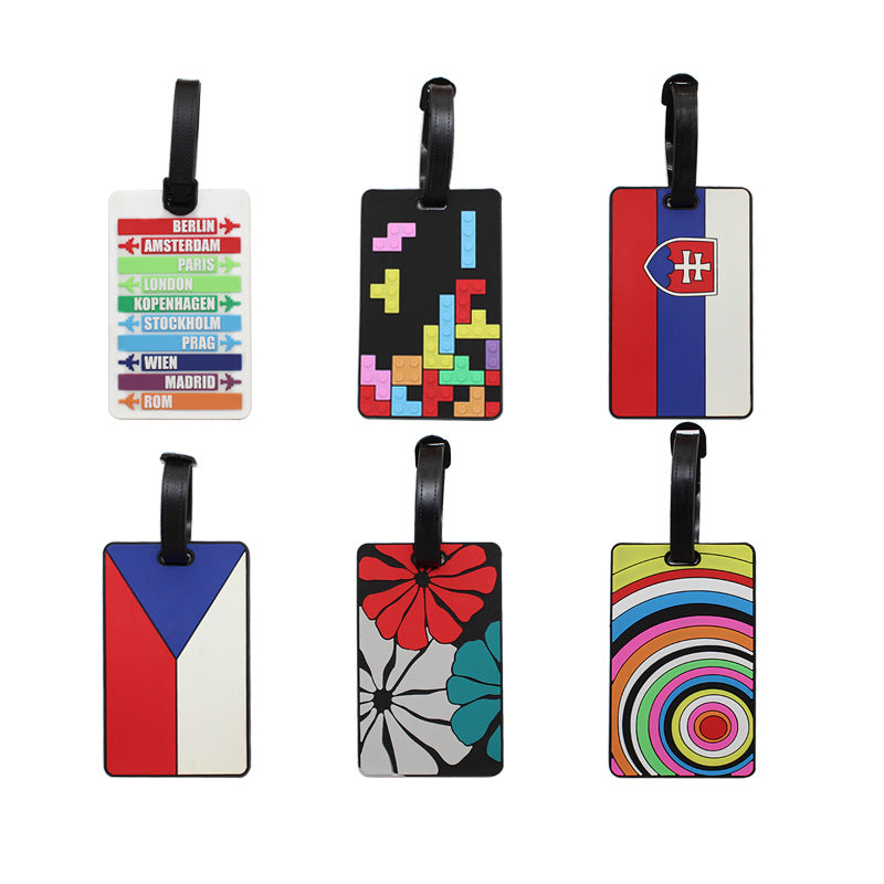 Unisex Travel Theme Luggage Tag Skanto