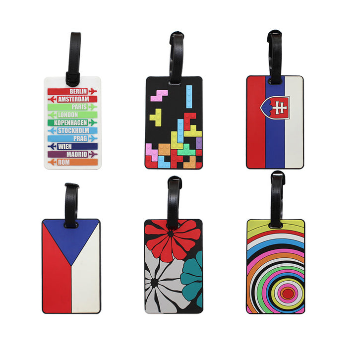 Unisex Travel Theme Luggage Tag Skanto