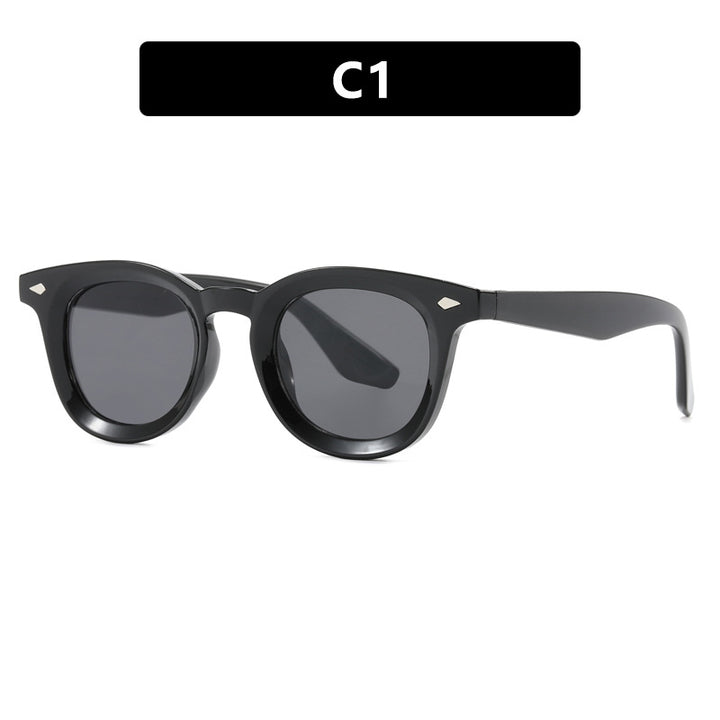 Damen modische Cat-Eye solbrille med transparent ramme Skanto