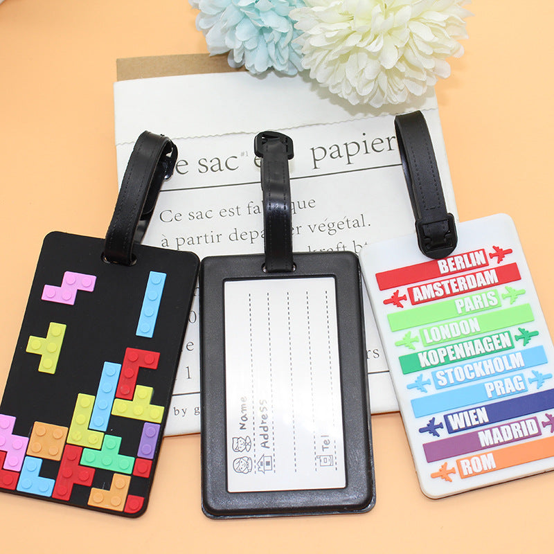 Unisex Travel Theme Luggage Tag Skanto