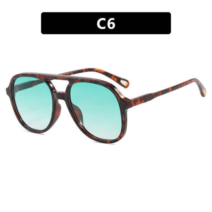 Dame geometrisk solbrille med luksuriøs ramme Skanto