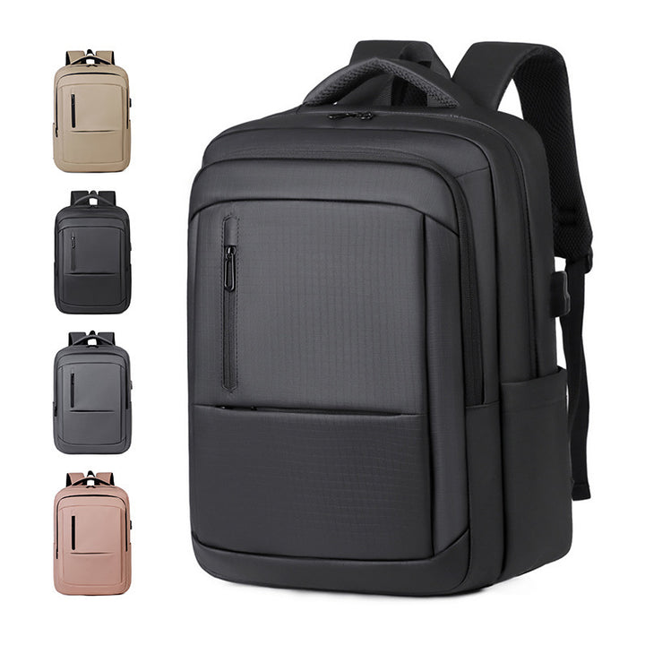 Moderne laptoprucksack med innebygd sikkerhetssystem og gjennomtenkt interiør Skanto