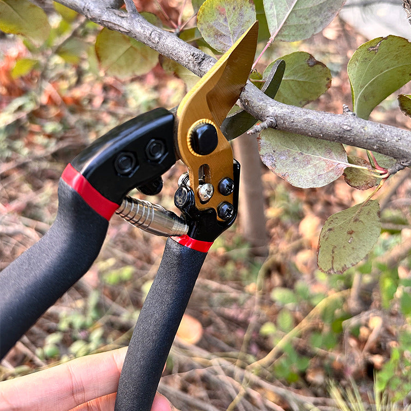 Presisjonsbypass hagesaks med ergonomiske, skliplater håndtak Skanto