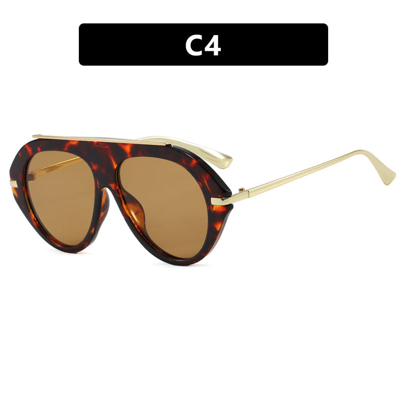 Dame solbrille i elegant heksagon-design Skanto