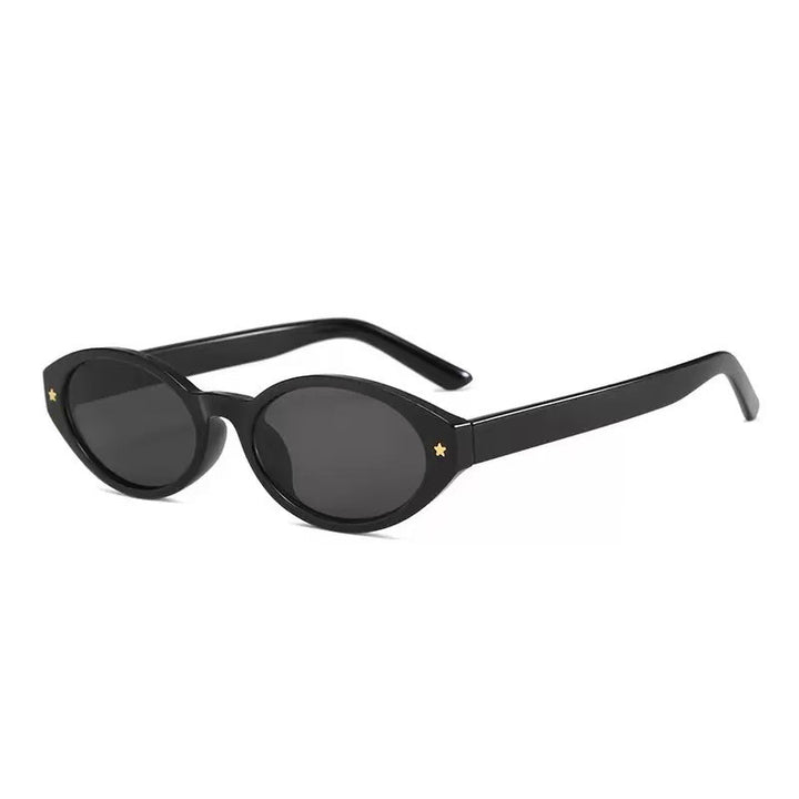 Dame Cat-Eye solbriller med iøynefallende ramme og moderne glass Skanto