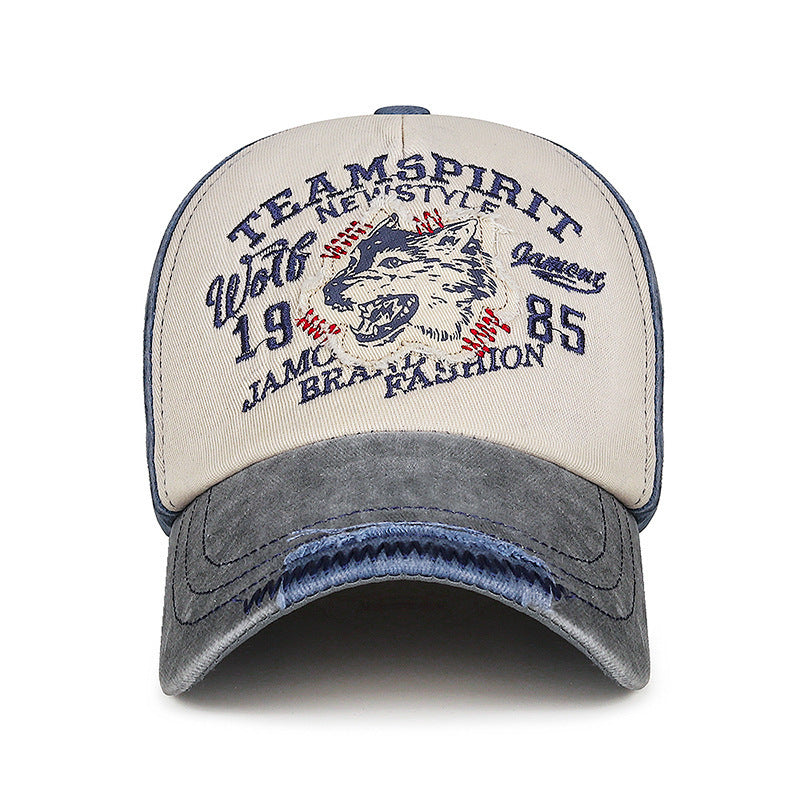 Men's Vintage-Inspired Brodert Ulv Kappe Skanto