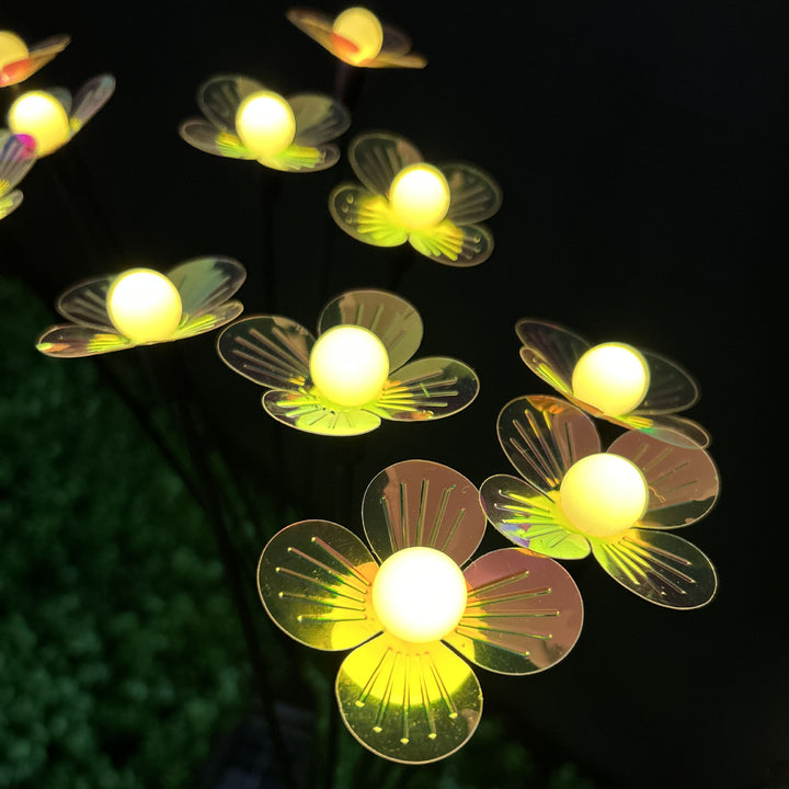 Dekorative LED fiberoptiske blomster stakebuketter Skanto