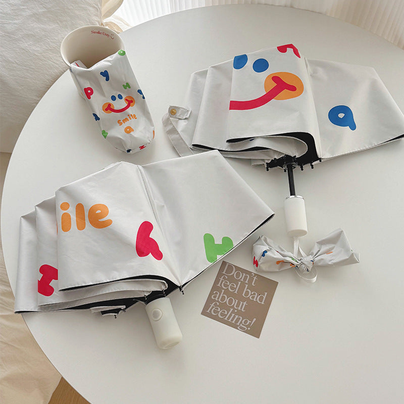 Dame Automatisk Folderegntrekk med lyst design Skanto