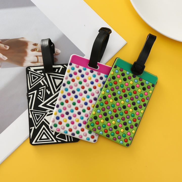 Unisex Bagasjevippe med moderne geometrisk design Skanto