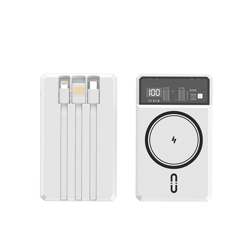 Powerbank med integrerte lys- og hurtigladefunksjoner Skanto