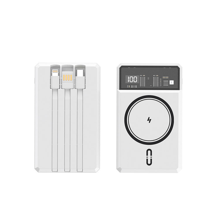 Powerbank med integrerte lys- og hurtigladefunksjoner Skanto