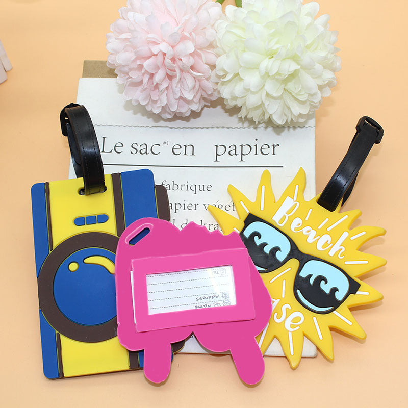 Unisex Silikon Bagasjelapp i kreativt blekksprutdesign Skanto
