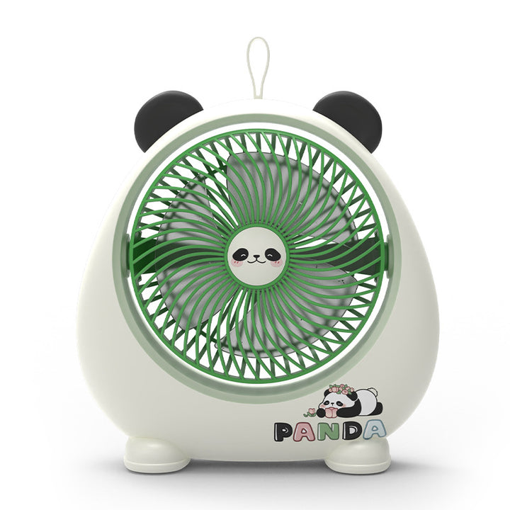 Dame Bærbar Håndvifte med stilfullt Panda-design Skanto
