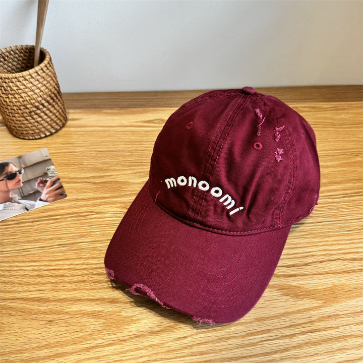 Kvinne Slitt Bomull Baseball Caps Skanto