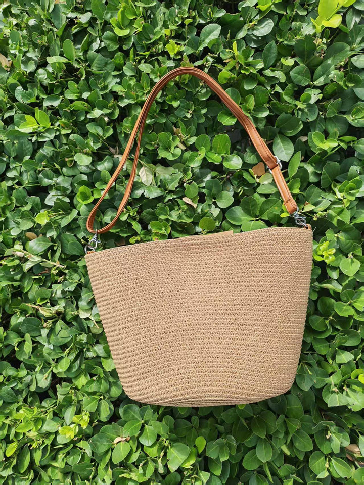 Elegant, Flettet Crossbody Bag Skanto