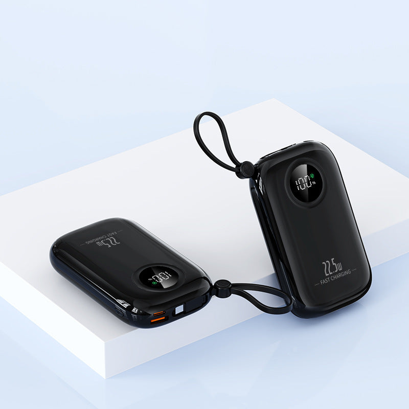 Ultra-kompakt powerbank med digital ladestatus og hurtigladingsfunksjon Skanto
