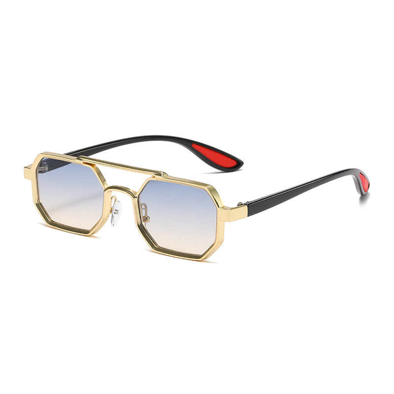 Damer moteriktig designer-solbrille med eksklusiv åttkantet ramme Skanto
