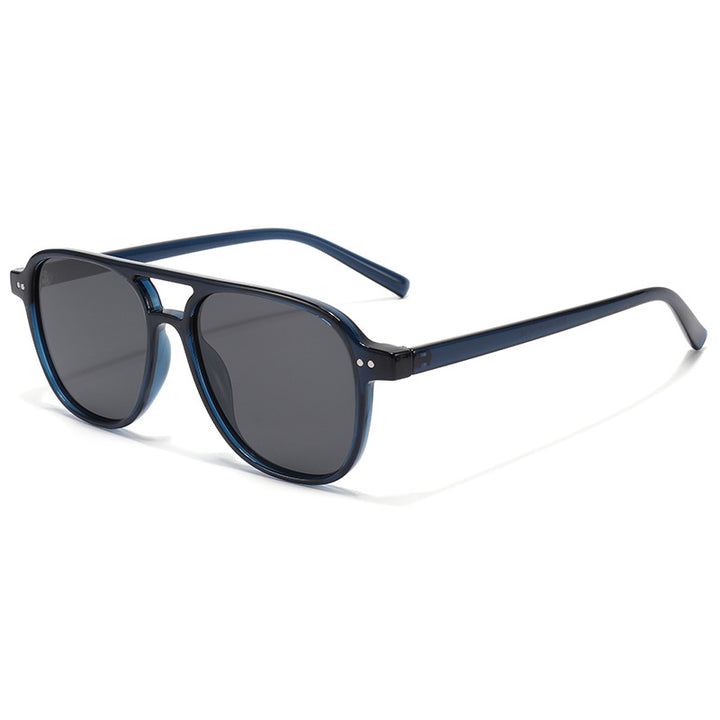 Dame designer solbrille med trendy havskilpadde ramme og UV-beskyttelse Skanto