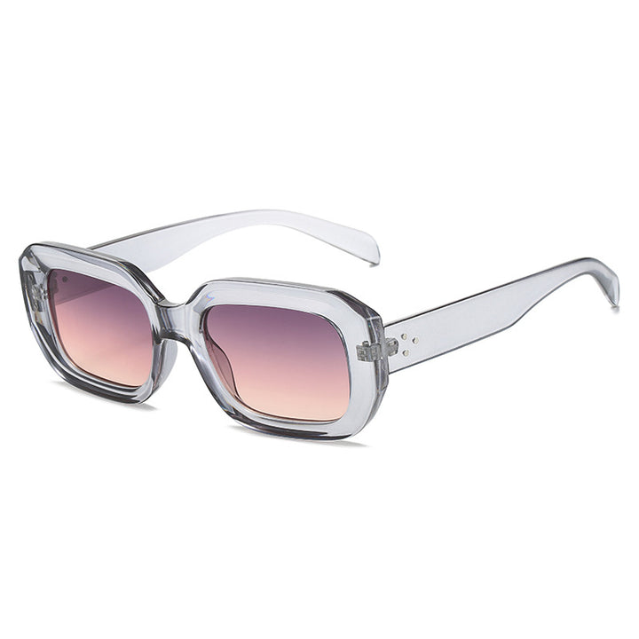 Dame oversized firkantet solbrille med trendy design Skanto