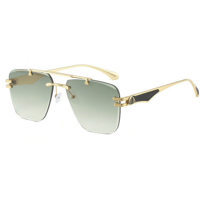 Dame Designer-solbrille i ekstravagant ramme Skanto