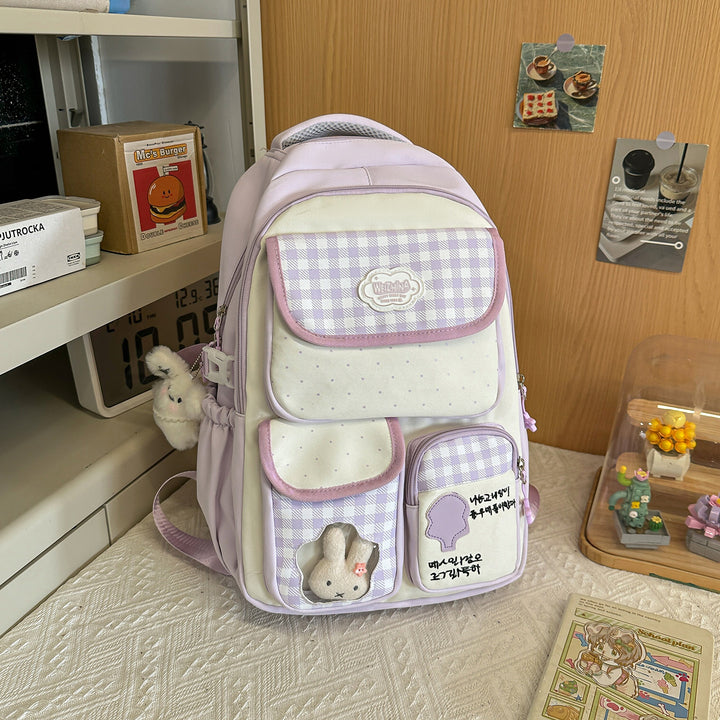 Barns Søte Plush Bunny Skole Rygsekk