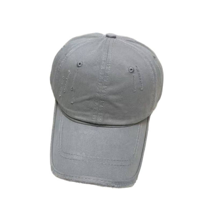 Kvinne Slitt Fritids Twill Baseball Cap Skanto