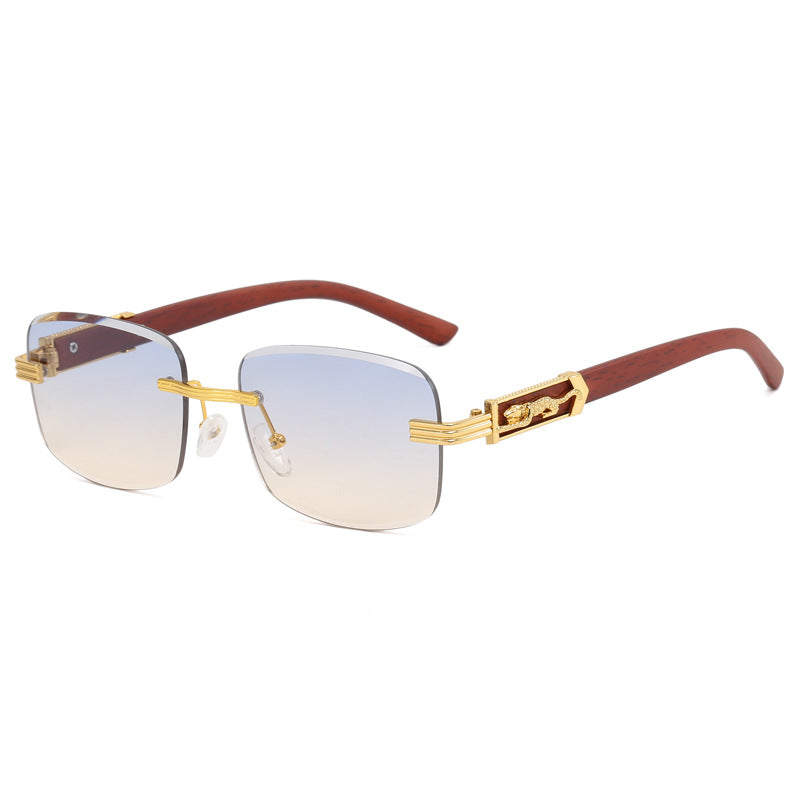 Dame designer solbrille med luksuriøse accenter Skanto