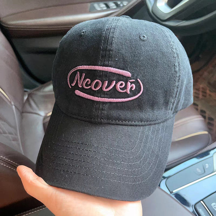 Kvinne Casual Brodert Bomull Baseball Cap Skanto 1784083816