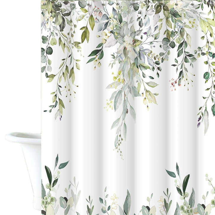 Blomstertrykk dusjkappe Skanto