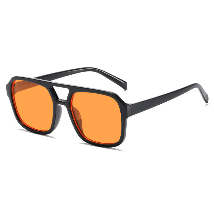 Dame modische Oversized-solbrille med iøynefallende mønster Skanto