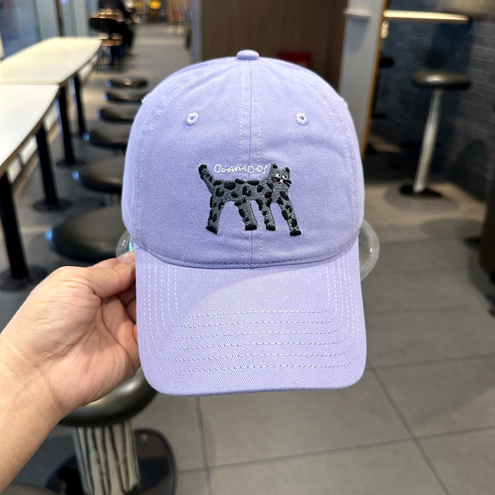 Kvinners trendy dyreprint baseballcap Skanto